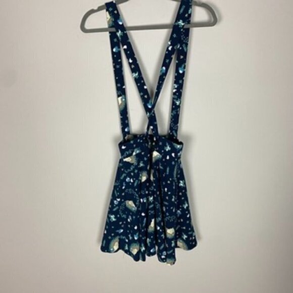 Hot Topic My Neighbor Tortoro Suspender Skirt Womens Small Blue NWT - Picture 9 of 11